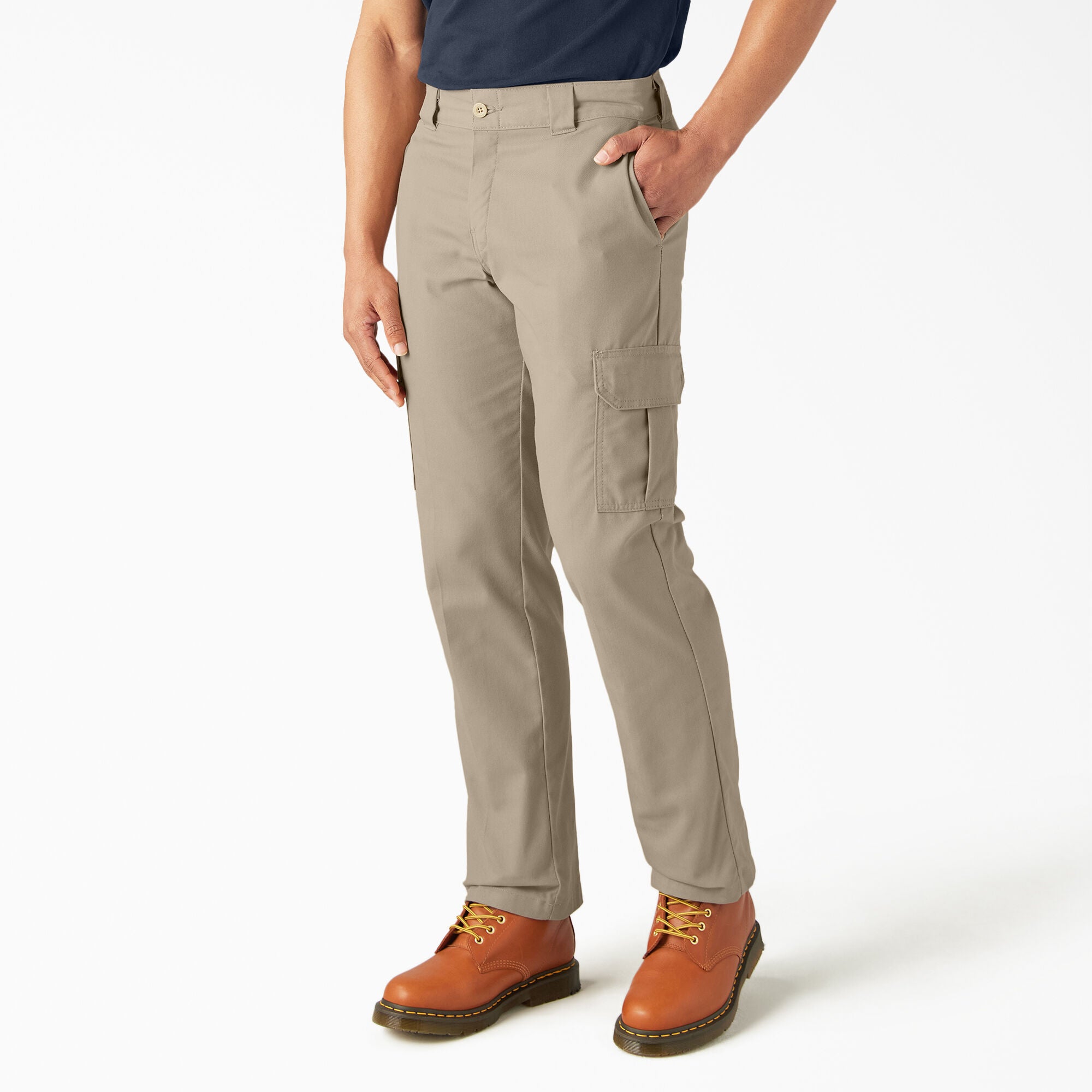 Dickies FLEX Regular Fit Cargo Pants Khaki DWP595